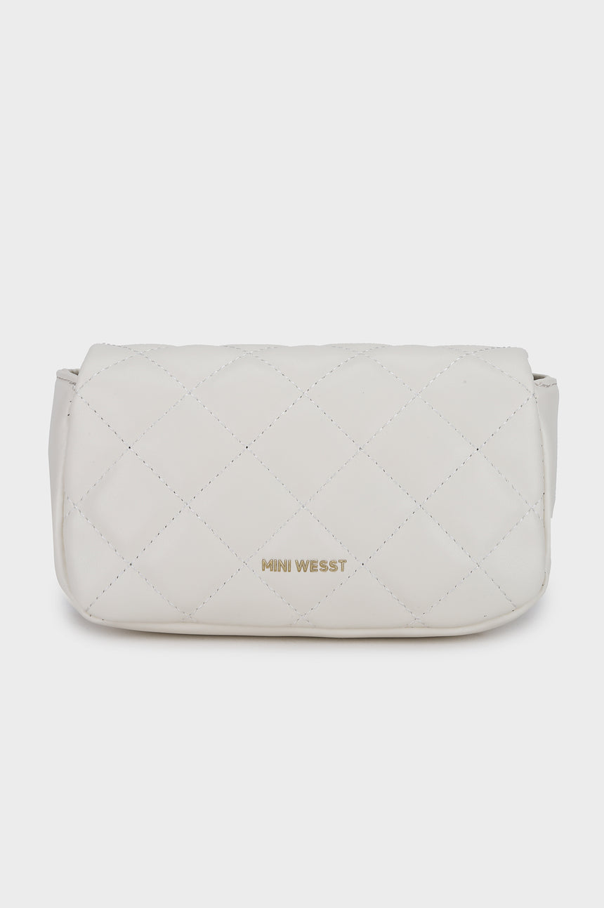 Athena White Sling Bag
