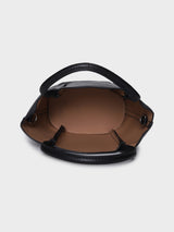 Barbara Black Bucket Handbag