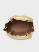 Barbara Yellow Bucket Handbag