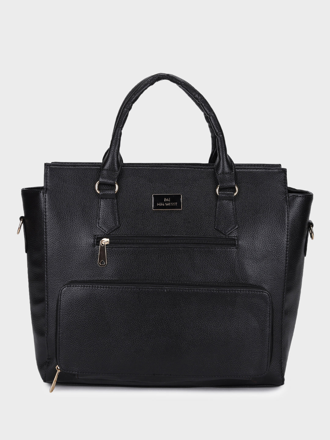 Hilary Black Classic Lunch Tote Bag