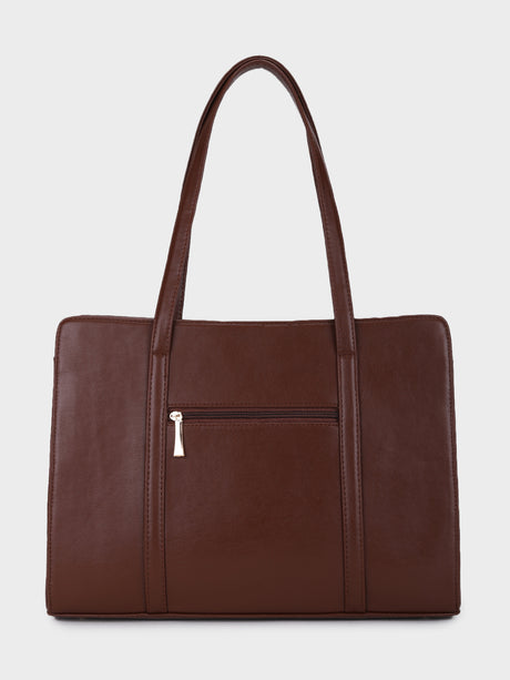 Aria Brown Tote Bag