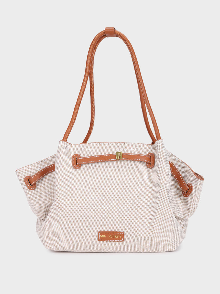 Khaki Hana Tote Bag