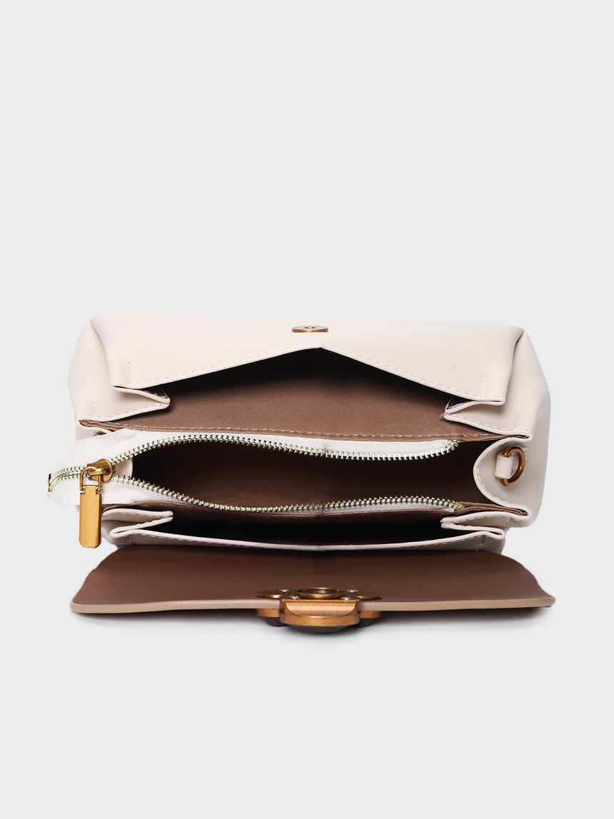 Beige/Khaki Jerry Sling Bag