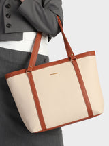 Beige Jessica Classic Tote Bag