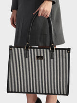 LEXI STRIPPED  TOTE BAG