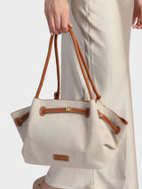 Khaki Hana Tote Bag