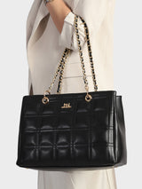 Black Hazel Handbag