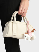 Nora White Sling Bag