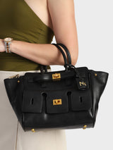Black Hazel Handbag