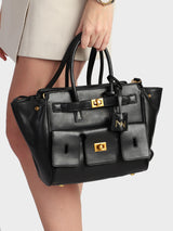 Black Hazel Handbag