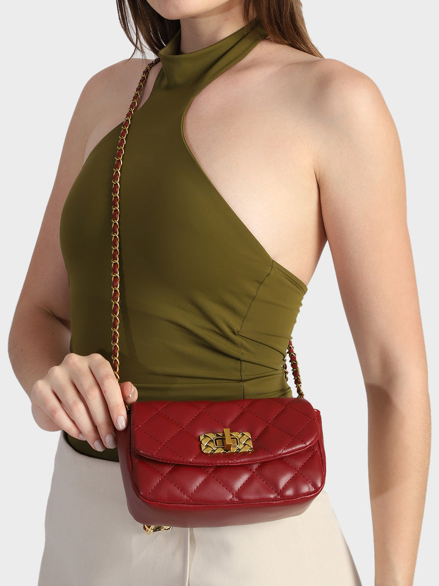 Athena Red Sling Bag
