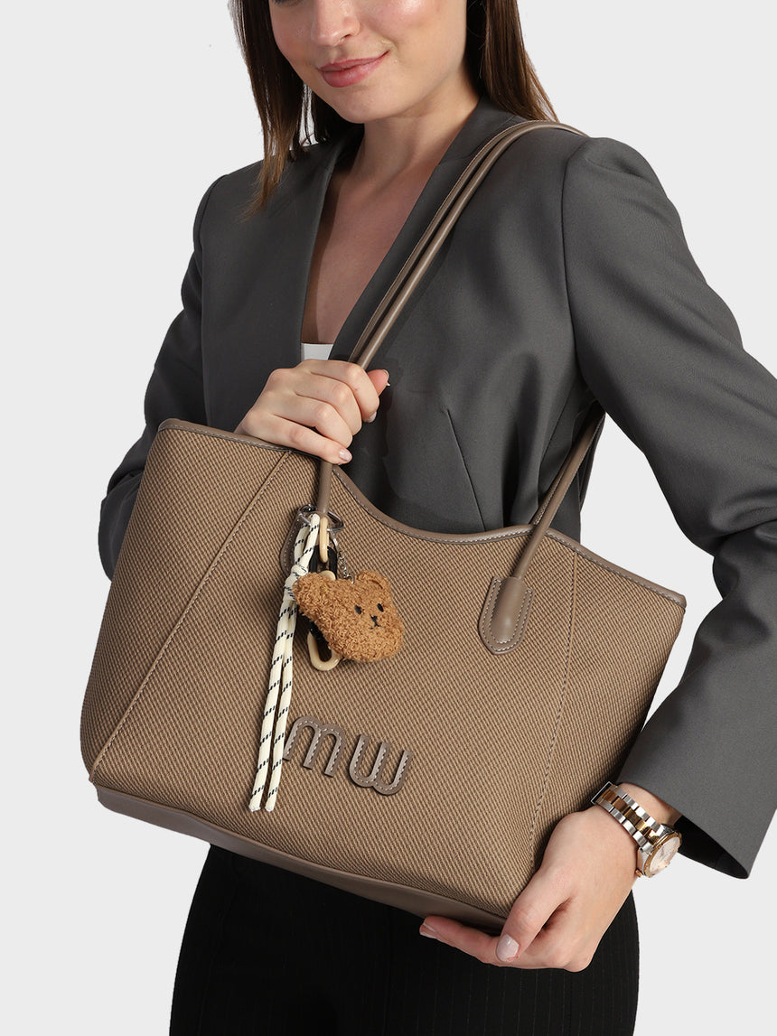 Mw Teds Beige Tote Bag