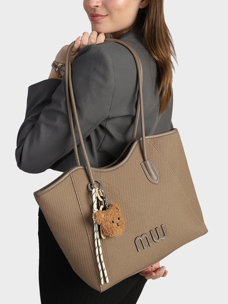 Mw Teds Beige Tote Bag