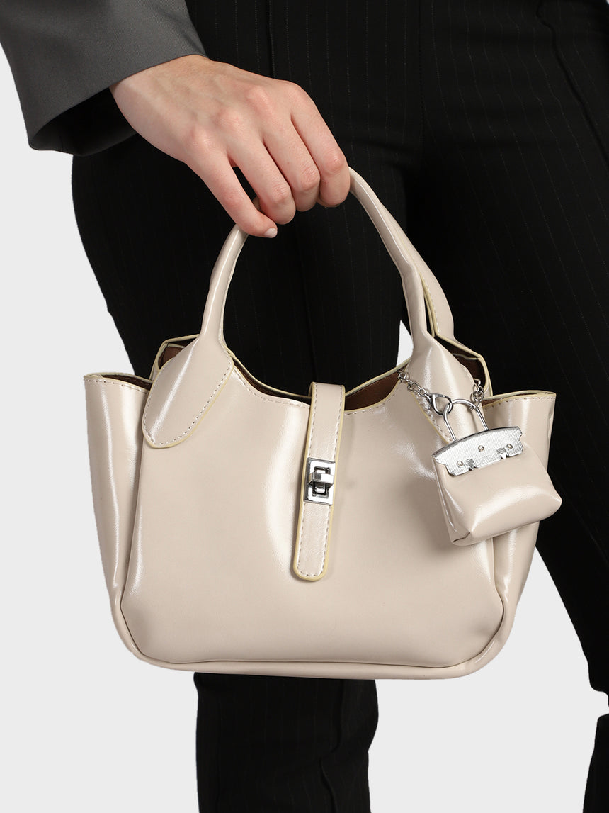 Clara Beige Bella Handbag