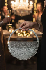 Yasmine Purple Clutch