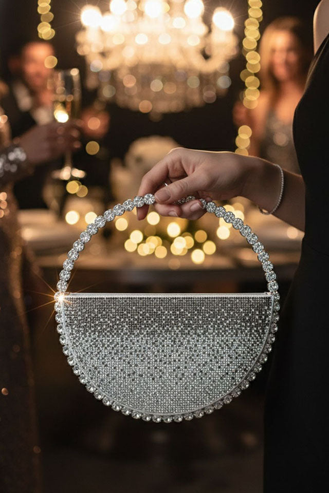 Yasmine Purple Clutch