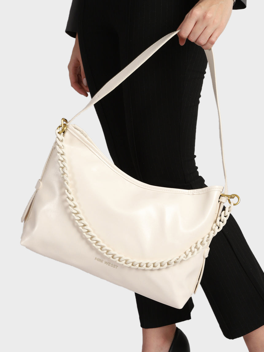 Bridget White Handbag
