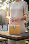 Iris Gold Clutch