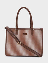 LEXI STRIPPED  TOTE BAG