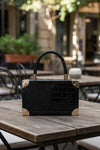 Lola Black Clutch