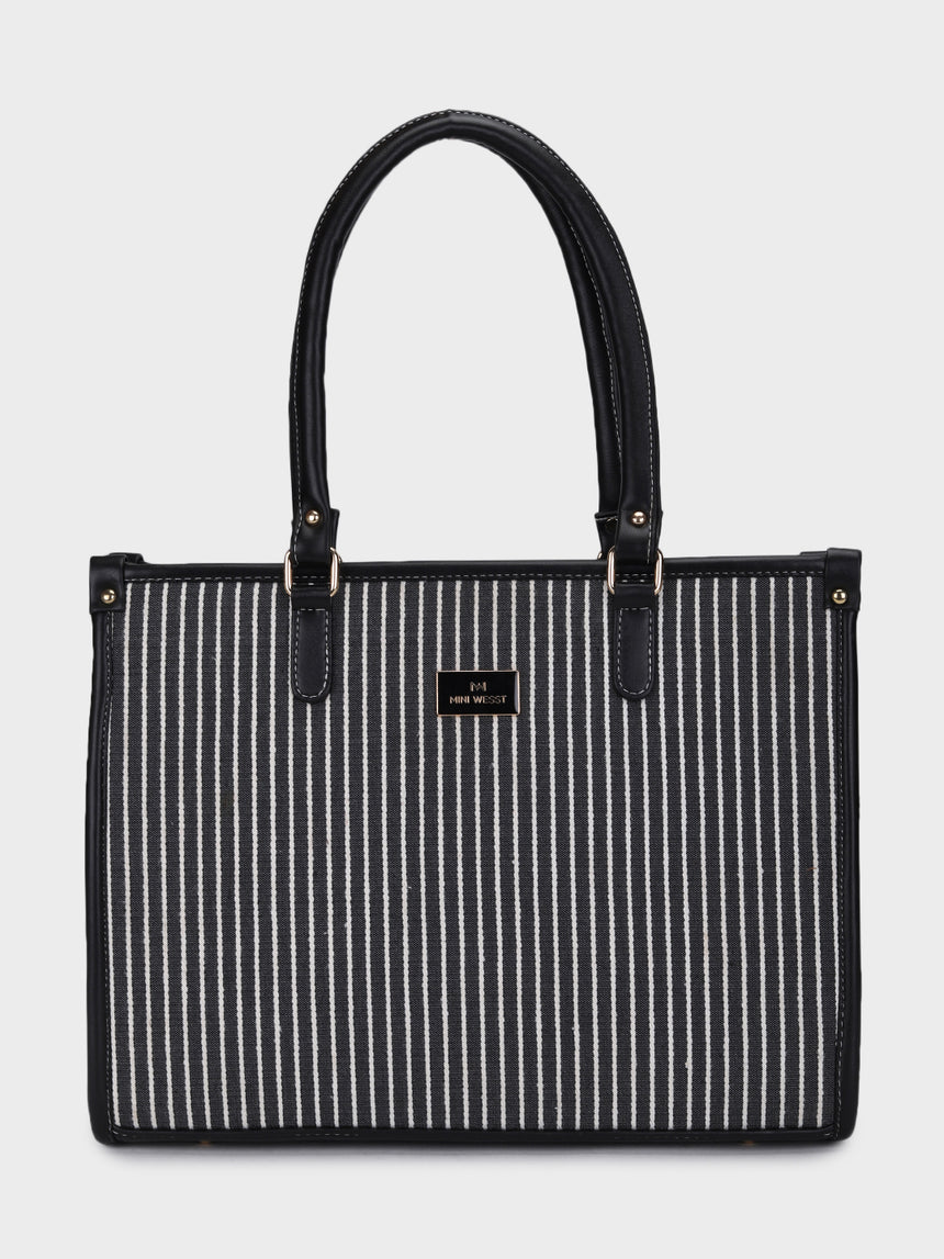 LEXI STRIPPED  TOTE BAG