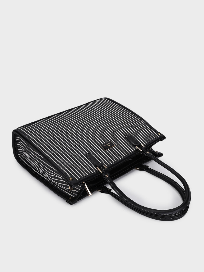 LEXI STRIPPED  TOTE BAG