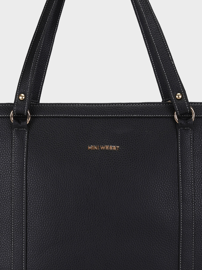 Black Jessica Classic Tote Bag