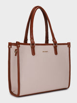 Beige Hannah Classic Tote Bag