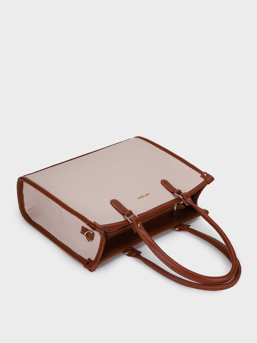 Beige Hannah Classic Tote Bag