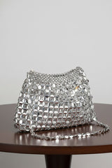 Aura Silver Clutch