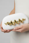 Inaya White Clutch