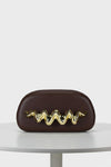 Inaya Brown Clutch