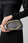 Cleo Silver Clutch