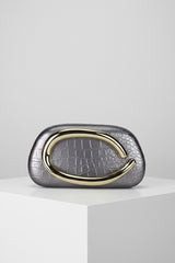 Cleo Silver Clutch