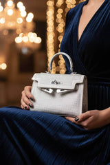 The Muse Silver Clutch