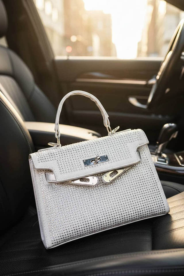The Muse Silver Clutch