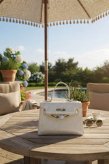 The Muse Silver Clutch