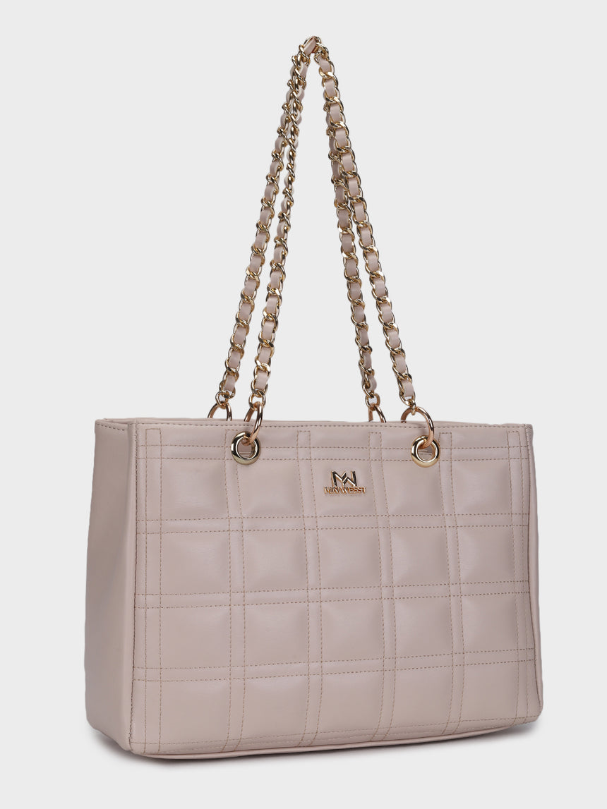 Beige Hazel Handbag