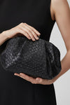 Agathe Black Clutch
