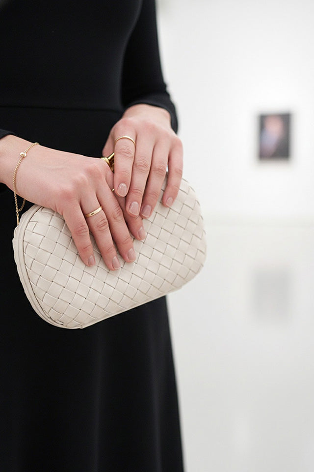 Adam Beige Clutch