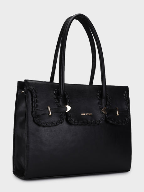 Bennet Black Classic Tote Bag