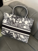 Multi Color tiger print tote bag