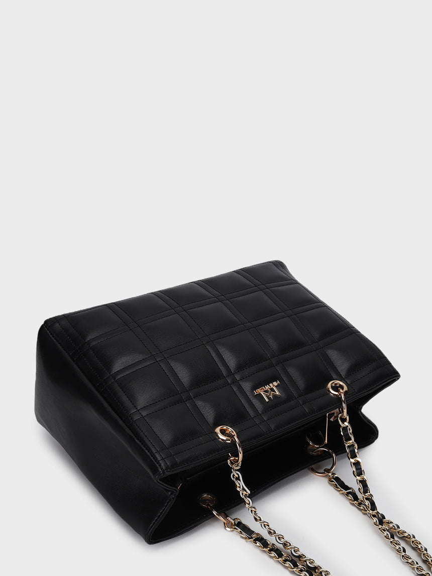 Black Hazel Handbag