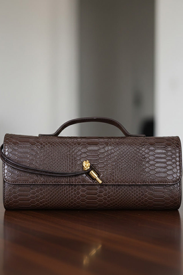 Elena Brown Clutch