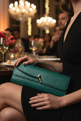 Elena Green Clutch