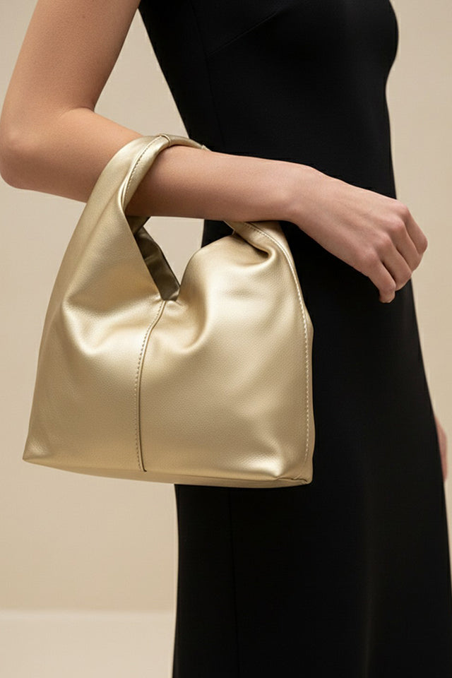 Alba Gold Handbag