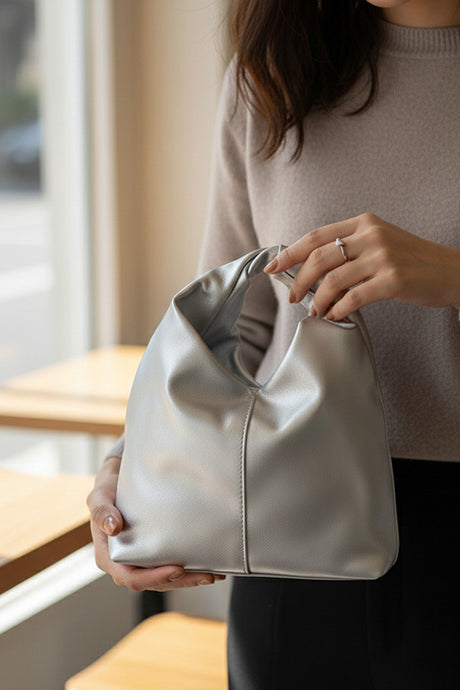 Alba Silver Handbag