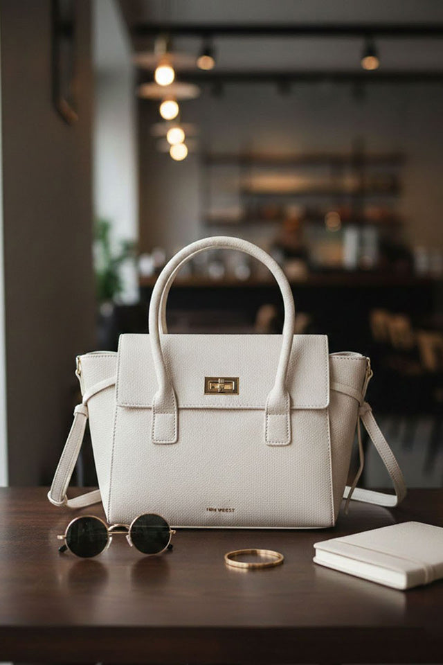 Blair White Handbag