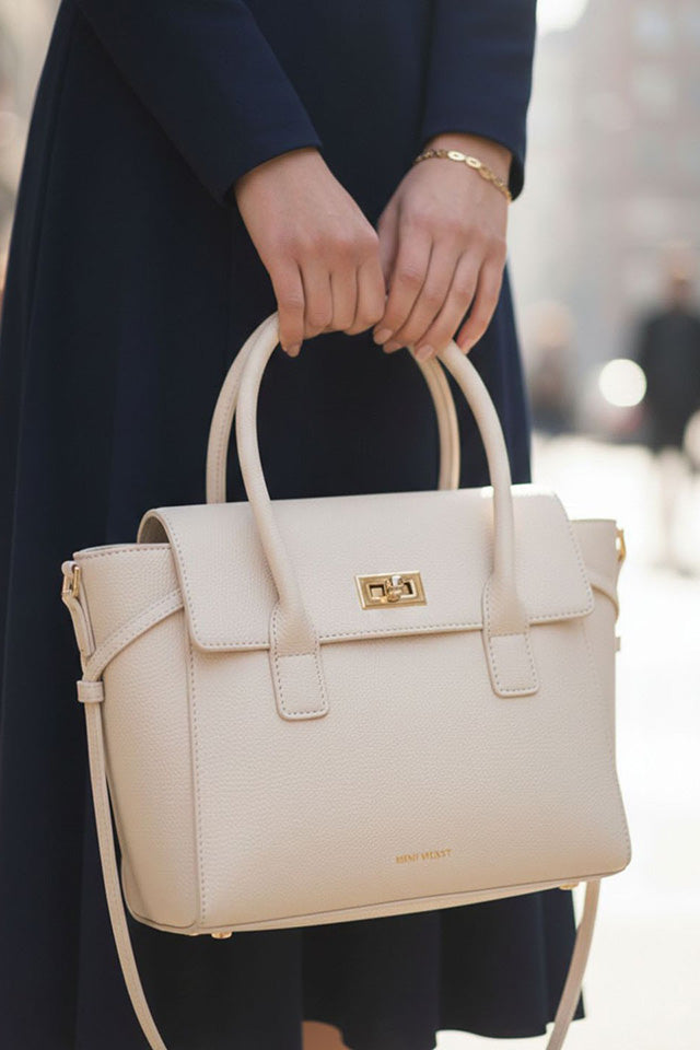 Blair White Handbag