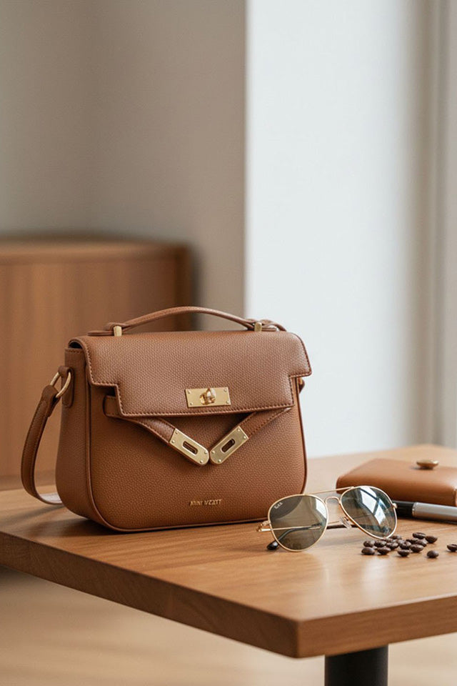 Mila Brown Sling Bag